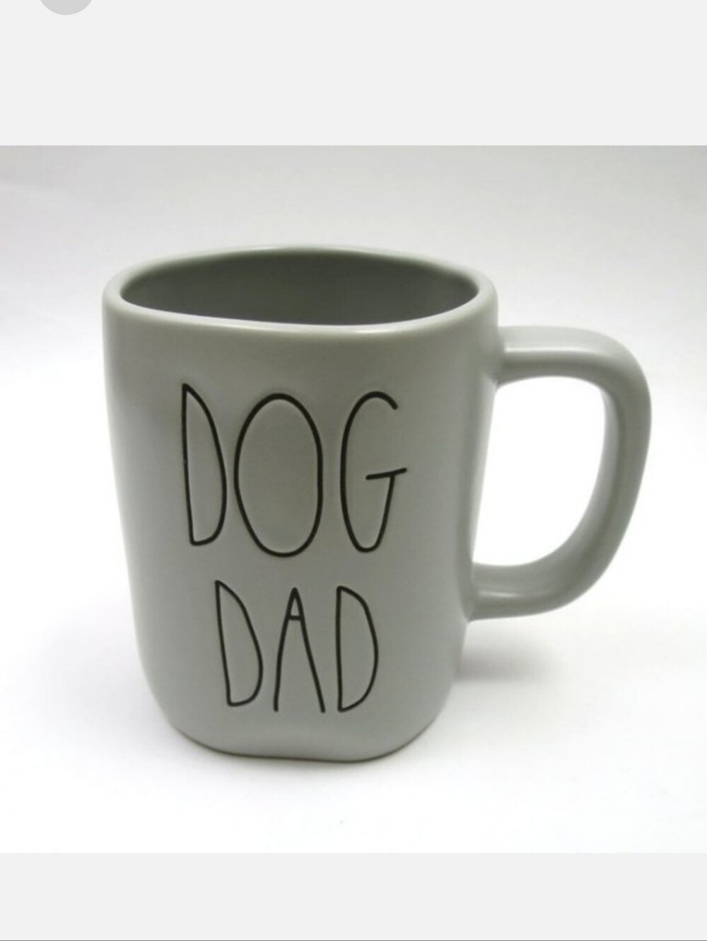 'Dog Dad' Ceramic Mug By Rae Dunn - Gray